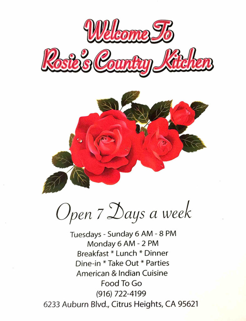 Menu Restaurant Rosies Country Kitchen Citrus Heights CA   Menu Main Image 785x1024 